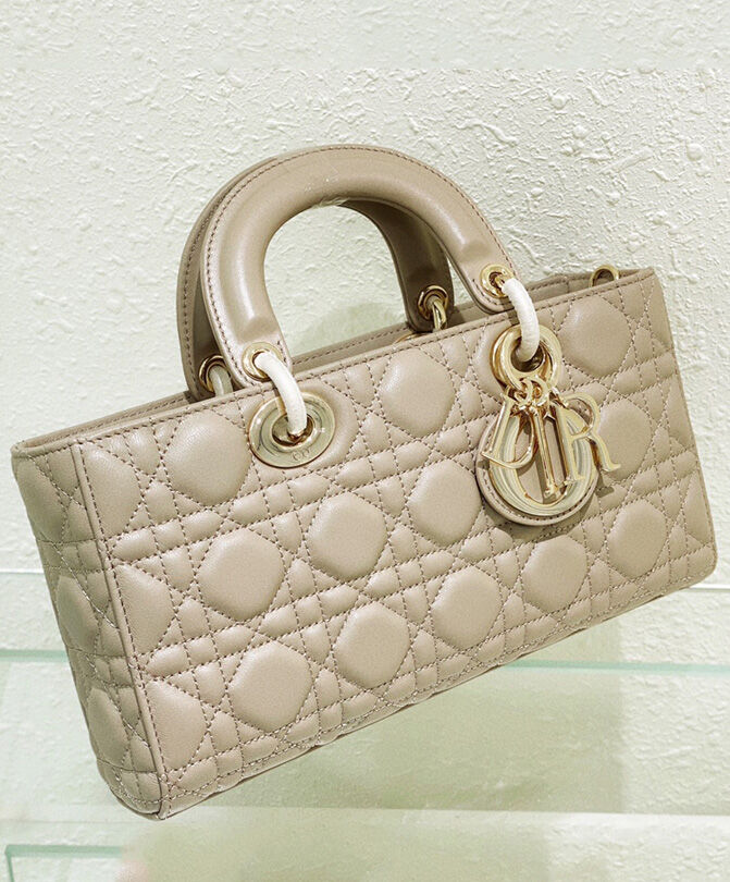 Christian Dior Lady D-Joy Bag Apricot